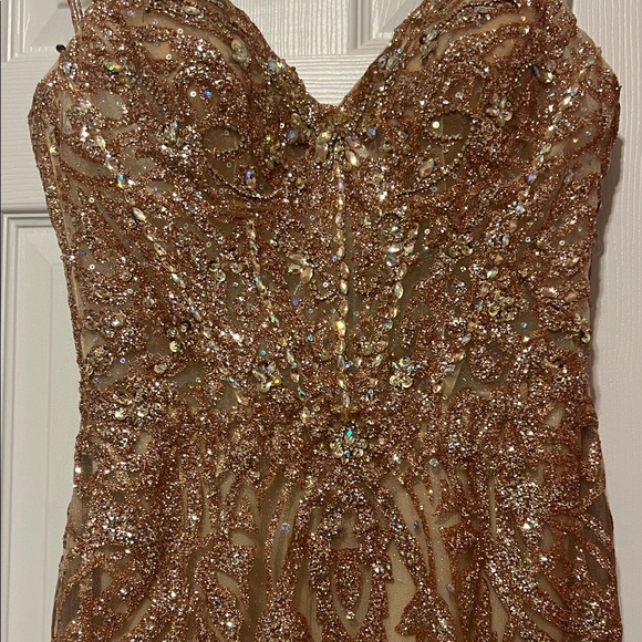 Glamorous Sequin Embellished Prom Dress - Picture 2 of 16